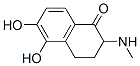 1(2H)-Naphthalenone, 3,4-dihydro-5,6-dihydroxy-2-(methylamino)- (9CI),745725-10-4,结构式