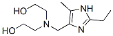 Ethanol, 2,2-[[(2-ethyl-5-methyl-1H-imidazol-4-yl)methyl]imino]bis- (9CI) Struktur