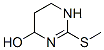 4-Pyrimidinol, 1,4,5,6-tetrahydro-2-(methylthio)- (9CI) Structure