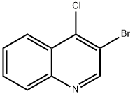 3-ブロモ-4-クロロキノリン 化学構造式