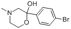 2-(4-BROMOPHENYL)-4-METHYL-2-MORPHOLINOL,745755-08-2,结构式