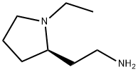 (R)-N-乙基-2-(2-氨乙基)-吡咯烷 结构式