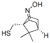 Bicyclo[2.2.1]heptan-2-one, 1-(mercaptomethyl)-7,7-dimethyl-, oxime, (1S,4R)- (9CI) Struktur