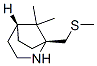 2-Azabicyclo[3.2.1]octane,8,8-dimethyl-1-[(methylthio)methyl]-,(1R,5R)-(9CI) 结构式