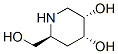 3,4-Piperidinediol,6-(hydroxymethyl)-,(3S,4R,6S)-(9CI) 化学構造式