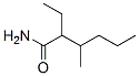 2-ethyl-3-methyl-hexanamide Struktur