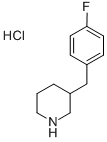 3-(4-氟苄基)哌啶,745817-38-3,结构式