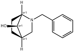 ANTI-7-ヒドロキシ-2-ベンジル-2-アザビシクロ[2.2.1]ヘプタン 化学構造式