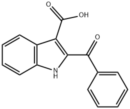 2-BENZOYL-1H-INDOLE-3-CARBOXYLIC ACID Structure