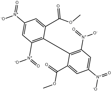 4,4',6,6'-Tetranitrodiphenic acid, dimethyl ester Struktur