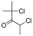 3-Pentanone,  2,4-dichloro-2-methyl- Structure