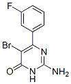 2-amino-5-bromo-6-(3-fluorophenyl)-4(3H)pyrimidinone|