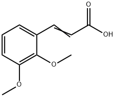 2,3-Dimethoxycinnamic acid Struktur