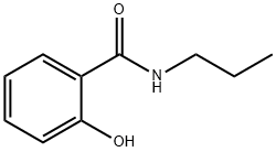 2-ヒドロキシ-N-プロピルベンズアミド 化学構造式