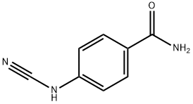 Benzamide, 4-(cyanoamino)- (9CI) Structure