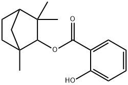 1,3,3-trimethylbicyclo[2.2.1]hept-2-yl salicylate Structure