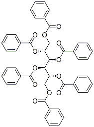 1-O,2-O,3-O,4-O,5-O,6-O-Hexabenzoyl-D-mannitol Structure