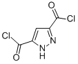 1H-Pyrazole-3,5-dicarbonyldichloride(9CI) Struktur