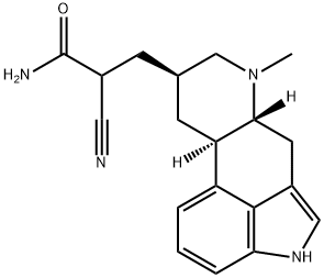 氰麦角林, 74627-35-3, 结构式