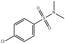4-クロロ-N,N-ジメチルベンゼンスルホンアミド 化学構造式