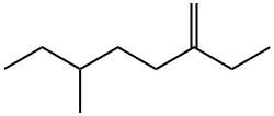 3-Methyl-6-methyleneoctane 结构式
