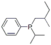 (2-Methylbutyl)(1-methylethyl)phenylphosphine Struktur