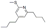 2,4-Dibutyl-6-(methylthio)pyridine,74630-19-6,结构式