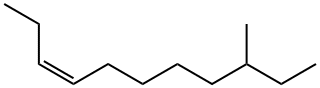 (3Z)-9-Methyl-3-undecene 结构式