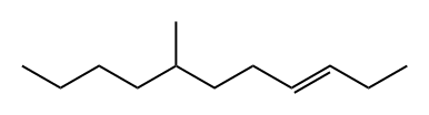 (E)-7-Methyl-3-undecene 结构式