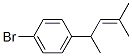 1-Bromo-4-(1,3-dimethyl-2-butenyl)benzene,74630-78-7,结构式