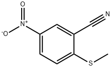 2-(Methylthio)-5-nitrobenzonitrile Structure