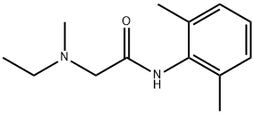 ethylmethylglycinexylidide Struktur