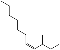 (Z)-3-Methyl-4-undecene Structure