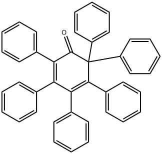 2,3,4,5,6,6-Hexaphenyl-2,4-cyclohexadien-1-one 结构式