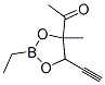1-(2-Ethyl-5-ethynyl-4-methyl-1,3,2-dioxaborolan-4-yl)ethanone|