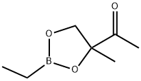 1-(2-Ethyl-4-methyl-1,3,2-dioxaborolan-4-yl)ethanone Struktur