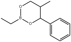 2-Ethyl-5-methyl-4-phenyl-1,3,2-dioxaborinane 结构式