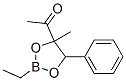 1-(2-Ethyl-4-methyl-5-phenyl-1,3,2-dioxaborolan-4-yl)ethanone Structure