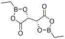 (4R,4'R)-2,2'-ジエチル(4,4'-ビ-1,3,2-ジオキサボロラン)-5,5'-ジオン 化学構造式