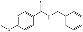 BenzaMide, 4-Methoxy-N-(phenylMethyl)- Structure