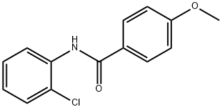 N-(2-氯苯基)-4-甲氧基苯甲酰胺 结构式