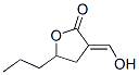 2(3H)-Furanone, dihydro-3-(hydroxymethylene)-5-propyl- (9CI) 结构式