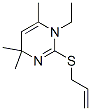 Pyrimidine, 1-ethyl-1,4-dihydro-4,4,6-trimethyl-2-(2-propenylthio)- (9CI)|