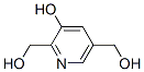 2,5-Pyridinedimethanol, 3-hydroxy- (9CI) 化学構造式