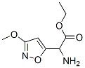5-Isoxazoleaceticacid,alpha-amino-3-methoxy-,ethylester(9CI) Structure