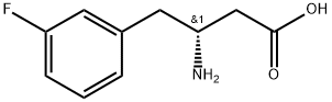 (R)-3-AMINO-4-(3-FLUORO-PHENYL)-BUTYRIC ACID Structure