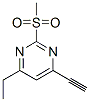 Pyrimidine, 4-ethyl-6-ethynyl-2-(methylsulfonyl)- (9CI)|