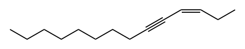 (Z)-3-Tetradecen-5-yne Structure