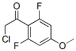 2-氯-1-(2,6-二氟-4-甲氧基苯基)乙烷-1-酮 结构式