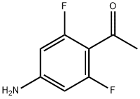Ethanone, 1-(4-amino-2,6-difluorophenyl)- (9CI) 化学構造式